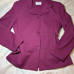 Alfred Dunner Women's Purple Jacket